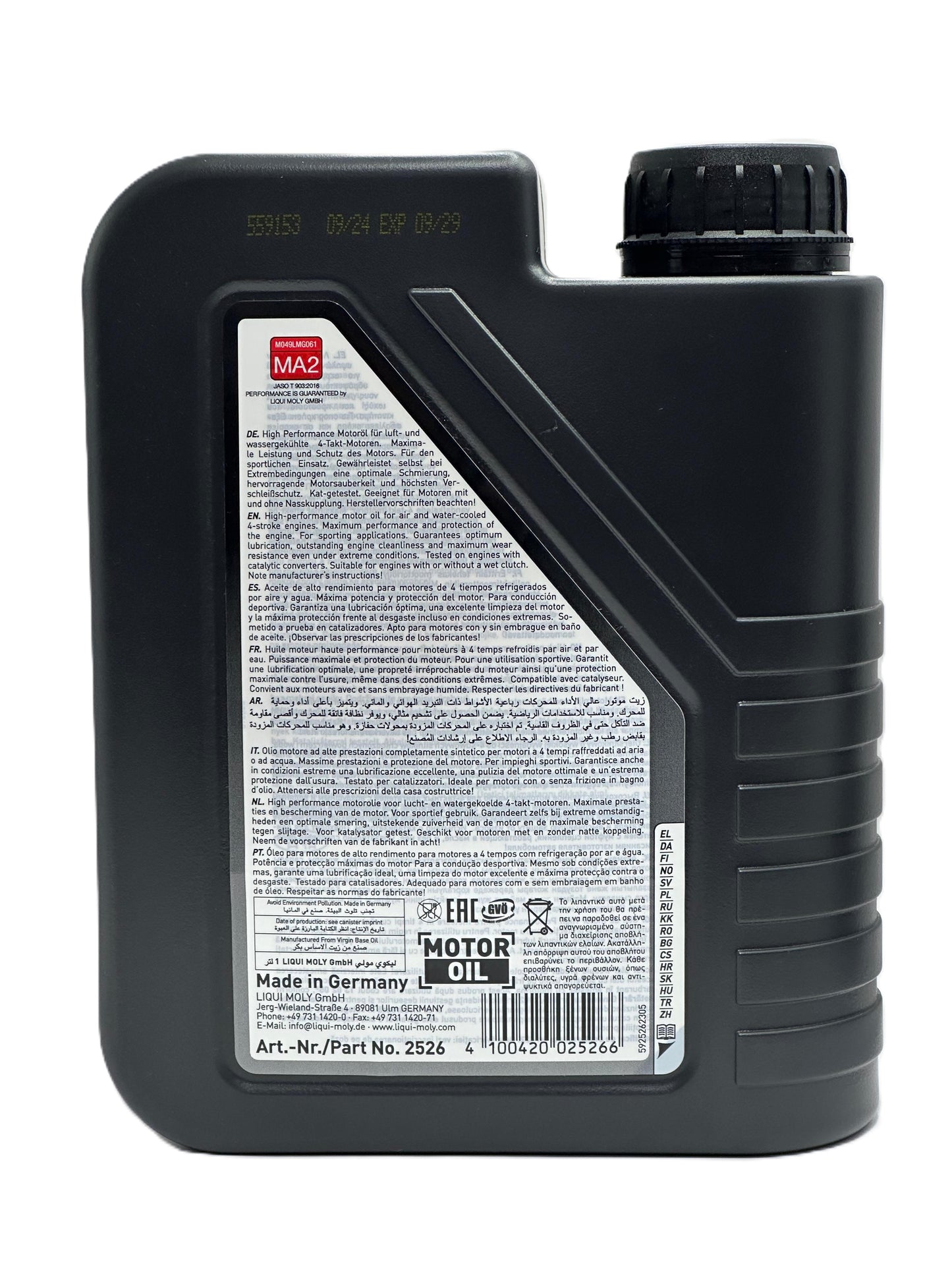 Liqui Moly 4T 10W-30 — Aceite de motor semisintético para moto