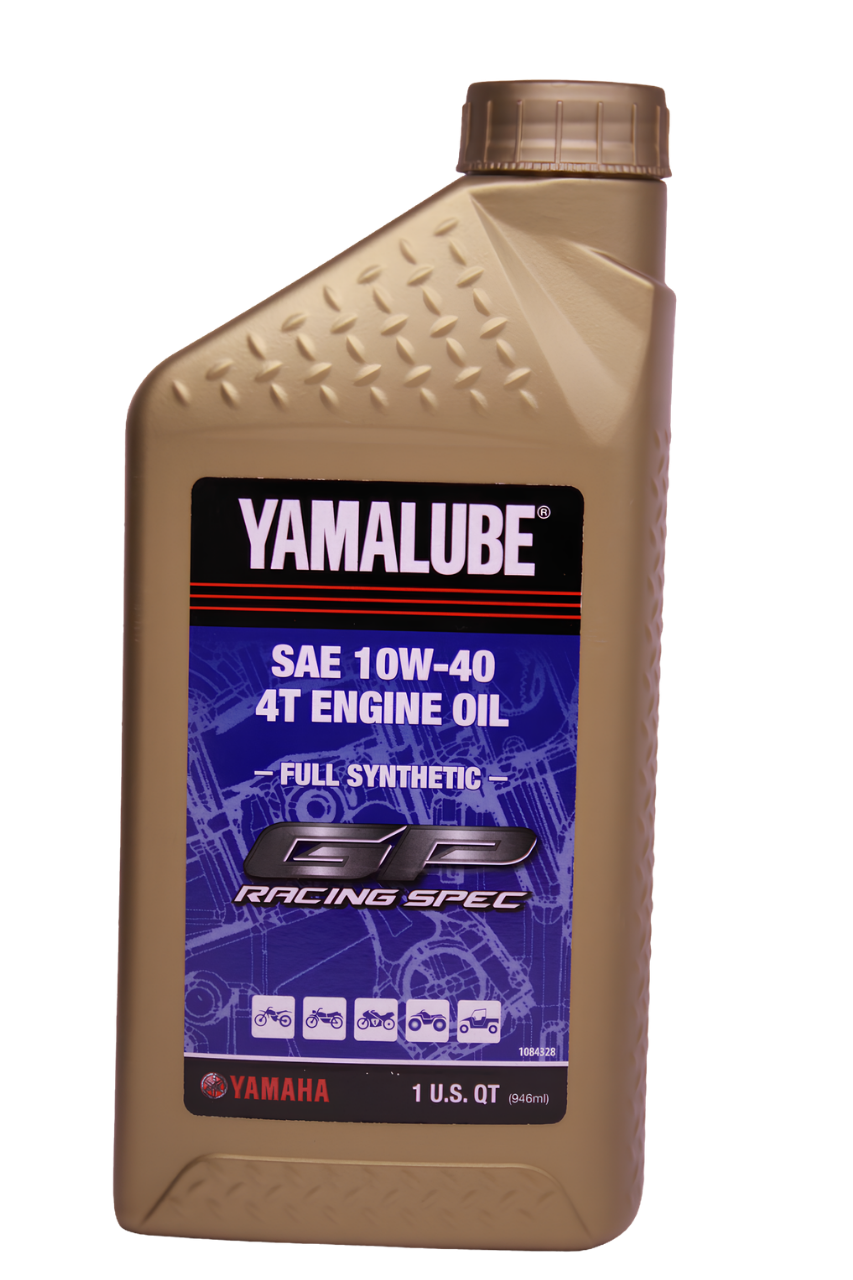 Yamalube 4T 10W-40 Racing — Aceite de motor 100% sintético para moto