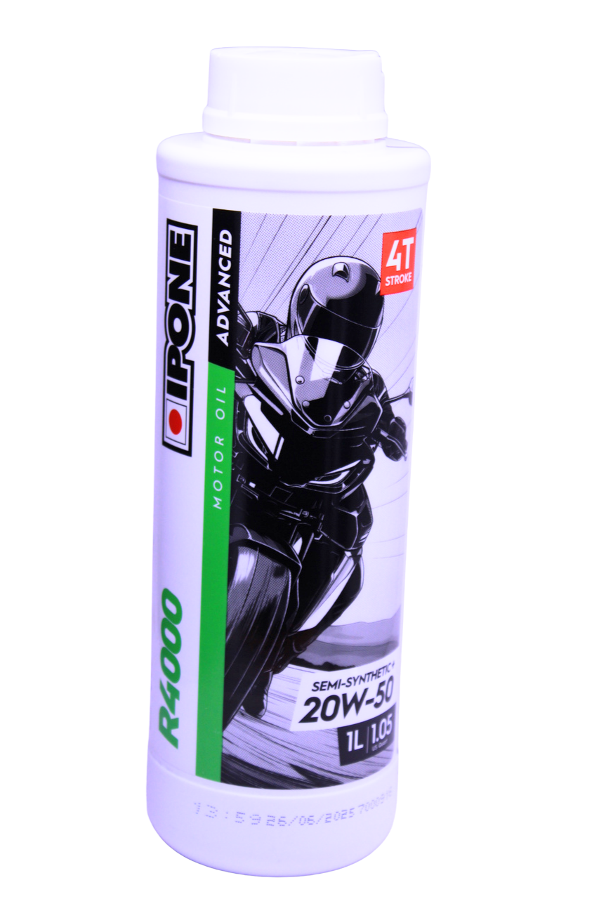Ipone R4000 RS 4T 20W-50 — Aceite de motor semisintético para moto 1L