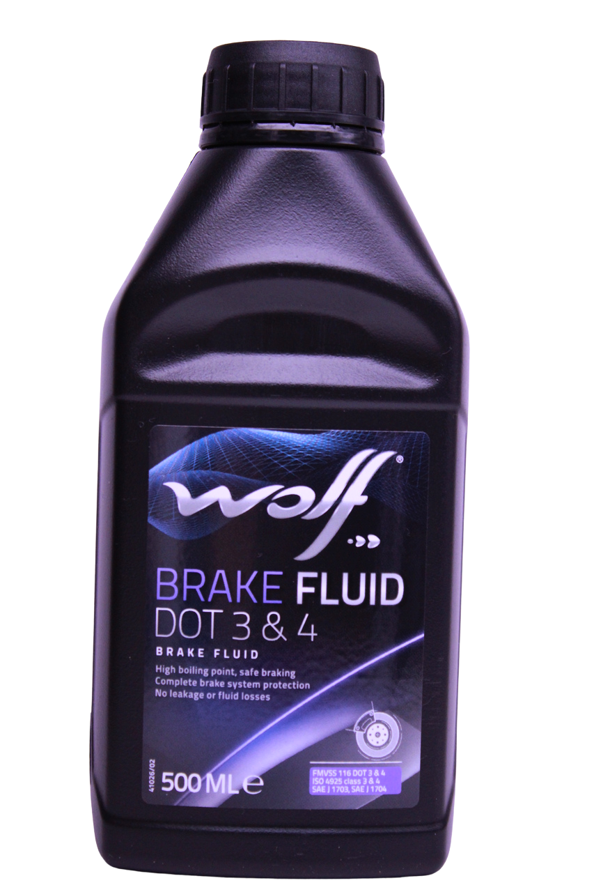 Wolf DOT 3&4 — Líquido de frenos para moto y auto