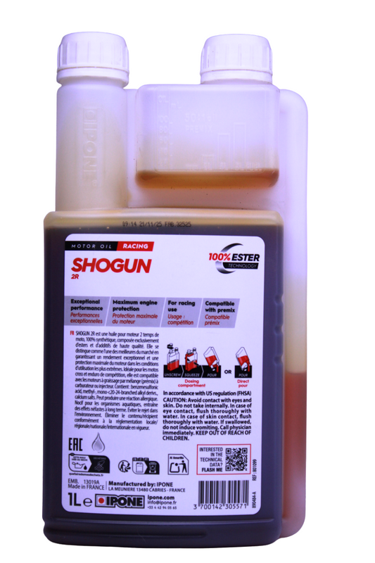 Ipone Shogun 2R — Aceite de motor semisintético para moto 2 tiempos