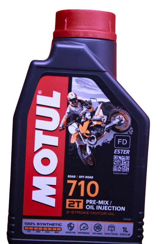 Motul 710 2T — Aceite de motor 100% sintético para moto 2 tiempos
