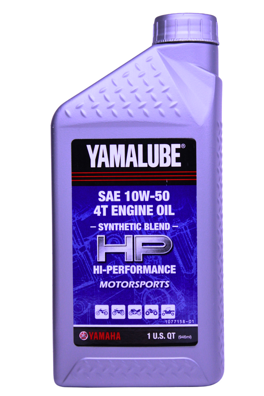 Yamalube 4T 10W-50 — Aceite de motor semisintético para moto