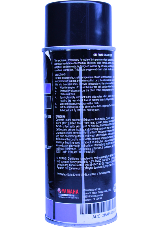 Yamalube Chain Lube On-Road — Lubricante de cadena para moto de calle