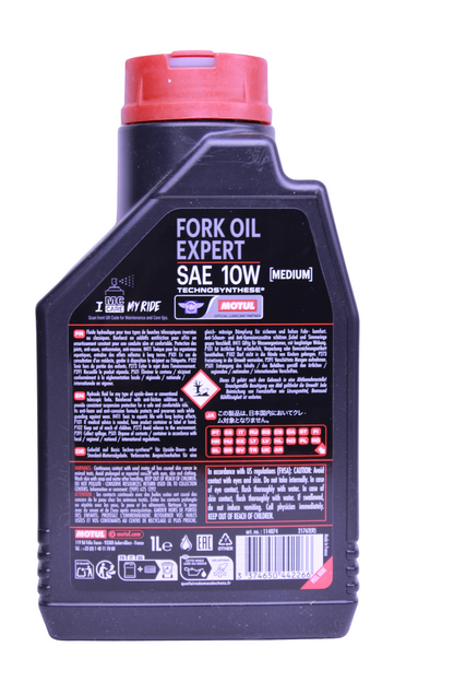 Motul Fork Oil Expert 10W — Aceite para horquillas telescópicas de moto 1L