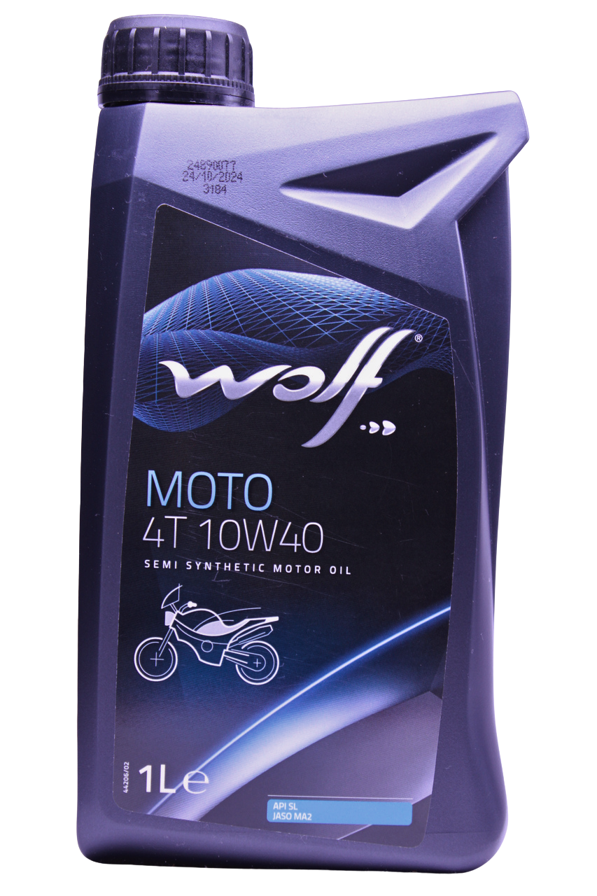Wolf 4T 10W-40 — Aceite de motor semisintético para moto