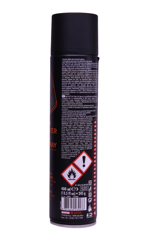 Motul A2 Air Filter Oil — Aceite de filtro de aire para moto