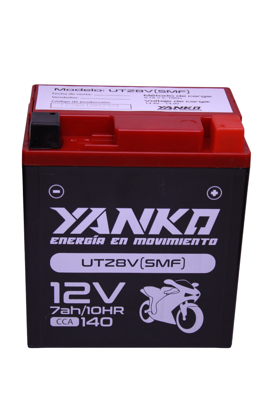 Batería Yanko UTZ8V / BTZ8V SMF — Yamaha FZ250 / R3 / MT-03
