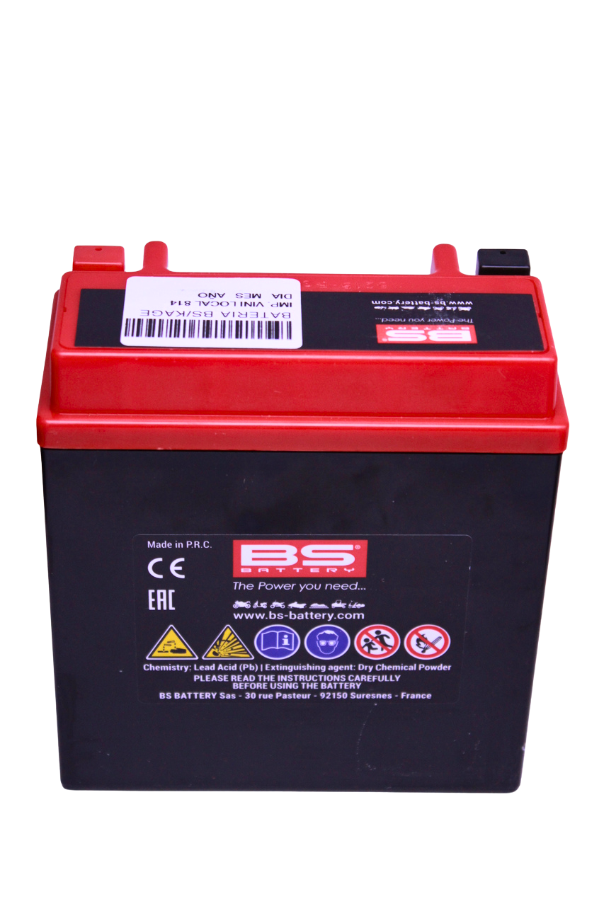 Batería BS Battery BB5L-B — Batería convencional para moto