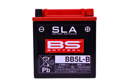 Batería BS Battery BB5L-B — Batería convencional para moto
