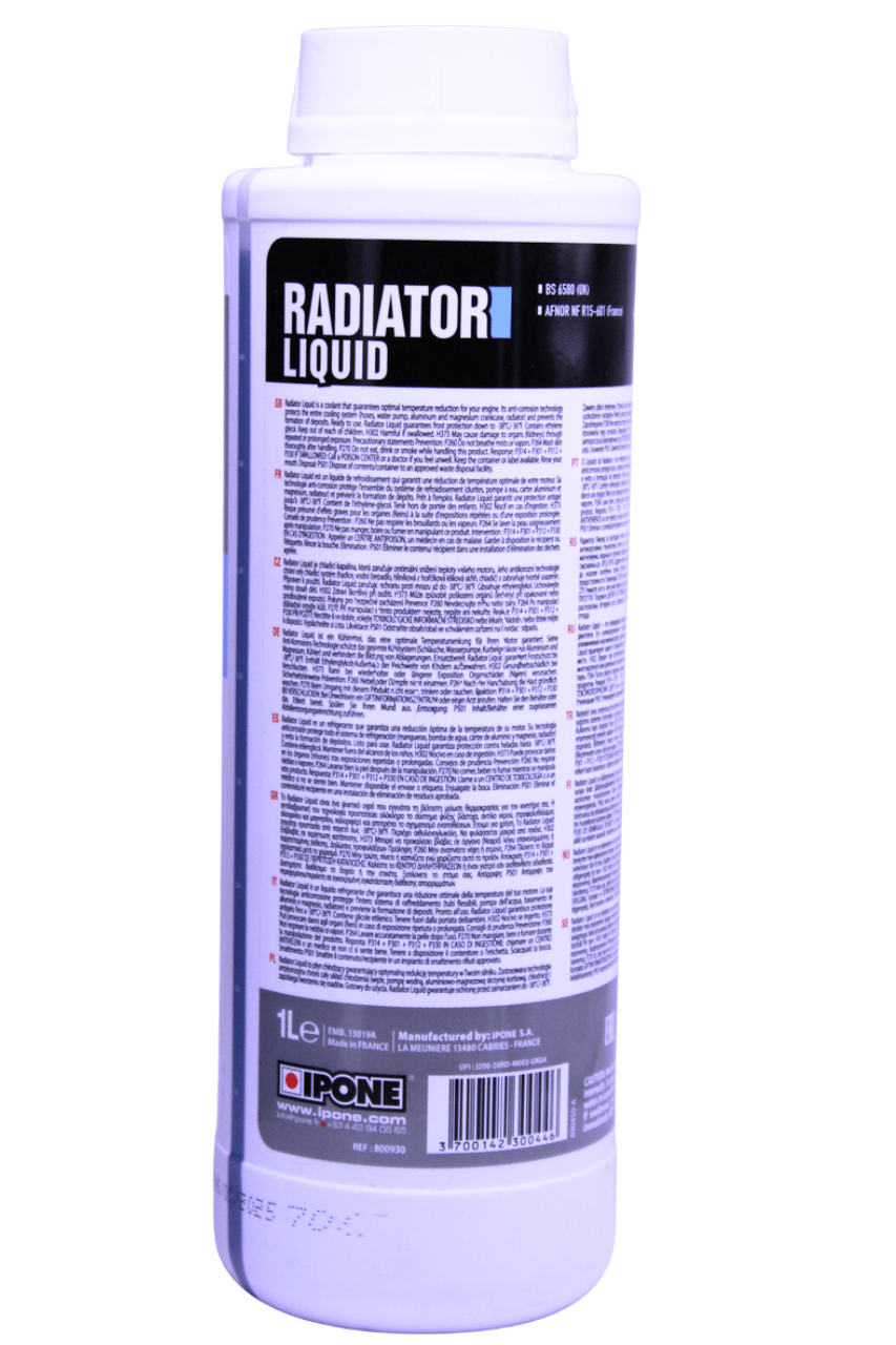 Ipone Coolant R — Líquido refrigerante para moto (azul, listo para usar 50%)