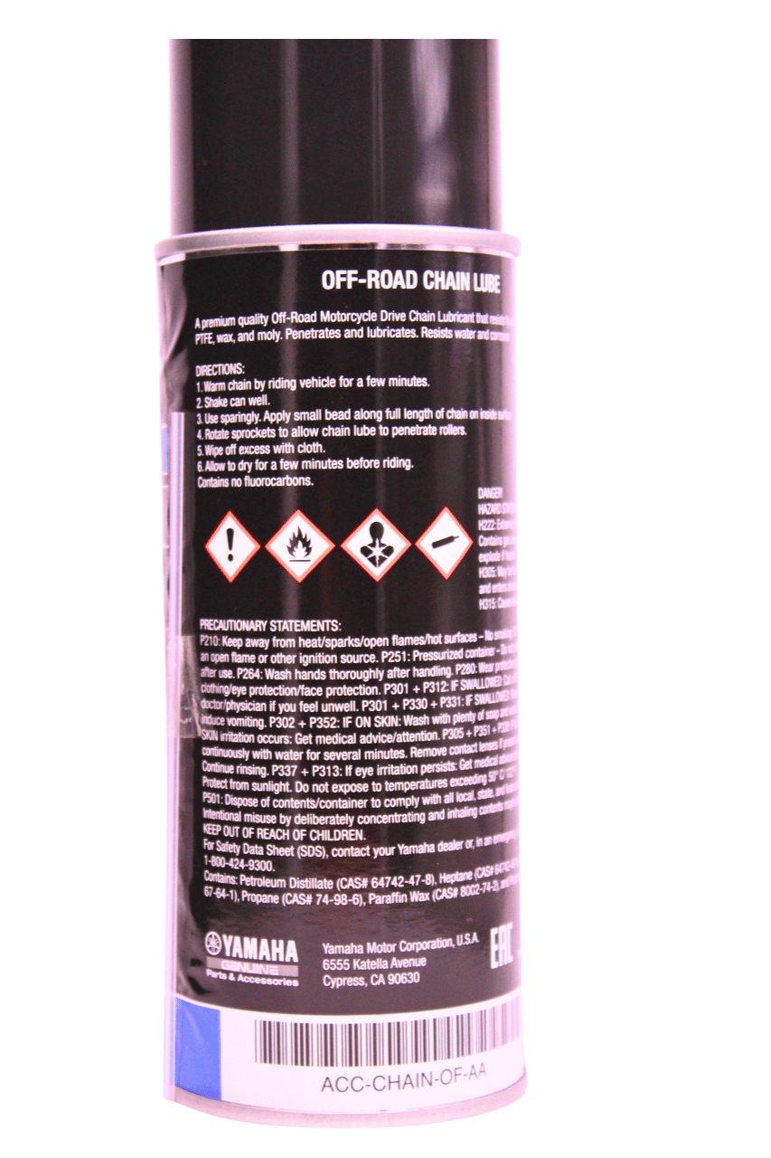 Yamalube Chain Lube Off-Road — Lubricante de cadena para moto todo terreno