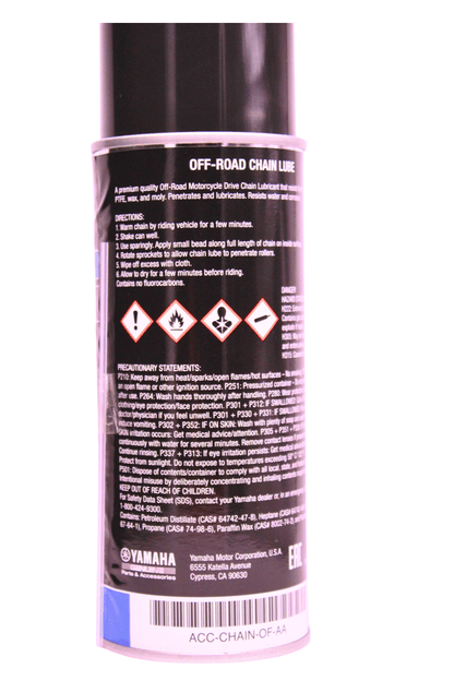 Yamalube Chain Lube Off-Road — Lubricante de cadena para moto todo terreno