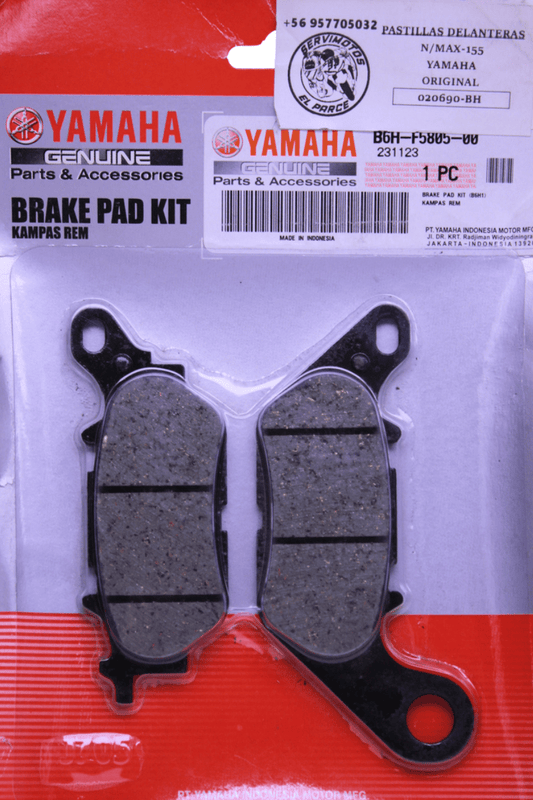 Pastillas de Freno Delanteras Yamaha Genuine — NMAX 155