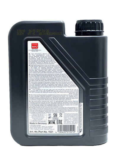 Liqui Moly 4T 10W-40 — Aceite de motor semisintético para moto