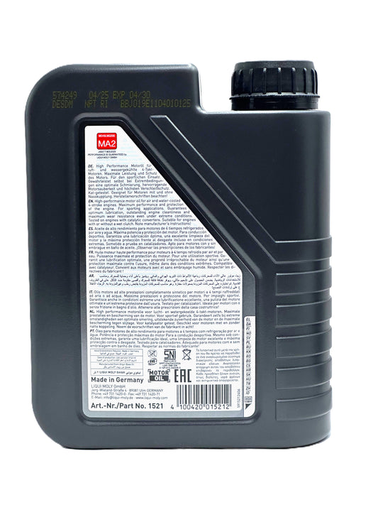 Liqui Moly 4T 10W-40 — Aceite de motor semisintético para moto