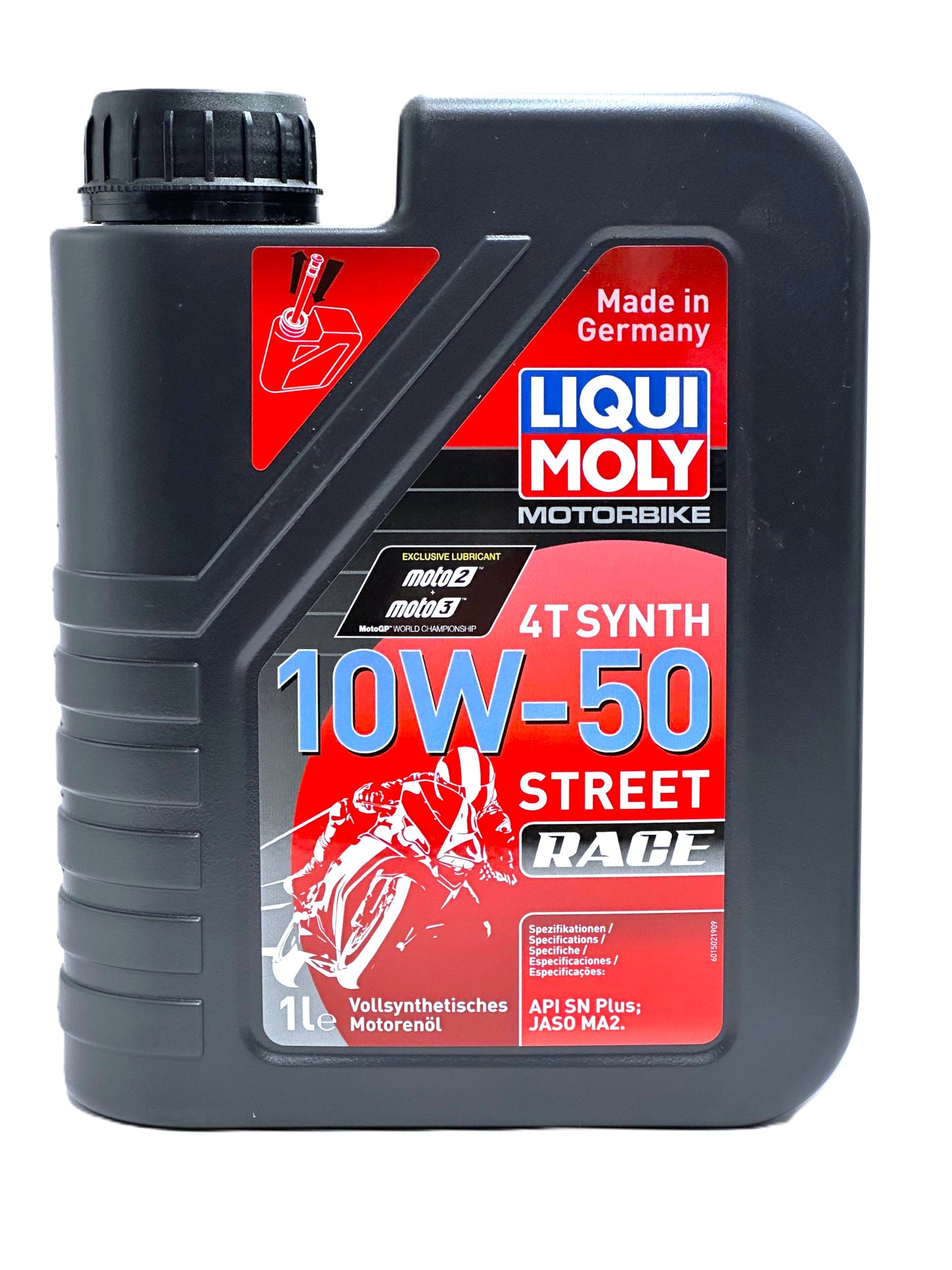 Liqui Moly 4T 10W-50 — Aceite de motor 100% sintético para moto
