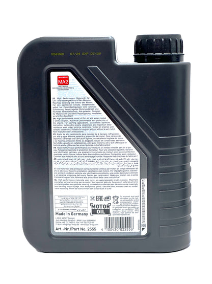 Liqui Moly 4T 15W-50 — Aceite de motor semisintético para moto