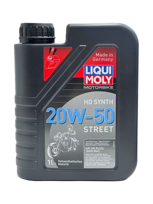 Liqui Moly 4T 20W-50 — Aceite de motor 100% sintético para moto