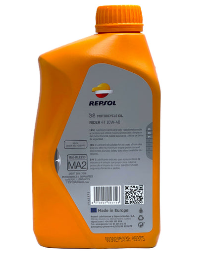 Repsol Moto 4T 10W-40 — Aceite de motor mineral para moto