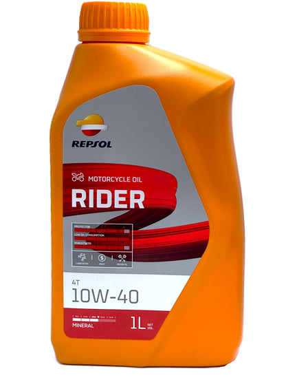 Repsol Moto 4T 10W-40 — Aceite de motor mineral para moto